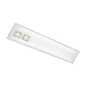 Plafon Embutir Box Com Aba Branco 4xt8 120cm + 2xmr16 - Usina Iluminação