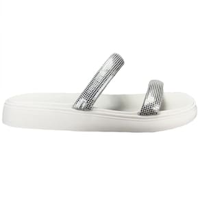 Sandália Papete Feminino Brilho Moleca Casual Moda 5507101