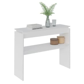 Aparador Para Sala Creta Branco Com 1 Prateleira - Artely