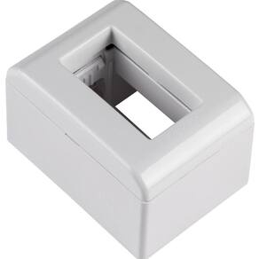 Kit 6 Caixa De Sobrepor 1 Posto Tramontina Lizflex Branca