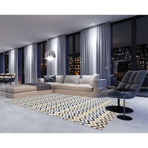 Tapete 200x300cm Supreme Tapetes Azul