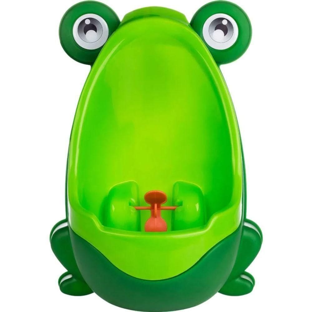 Mictório Infantil Verde Sapinho Fácil Instalação E Diversão Para Meninos