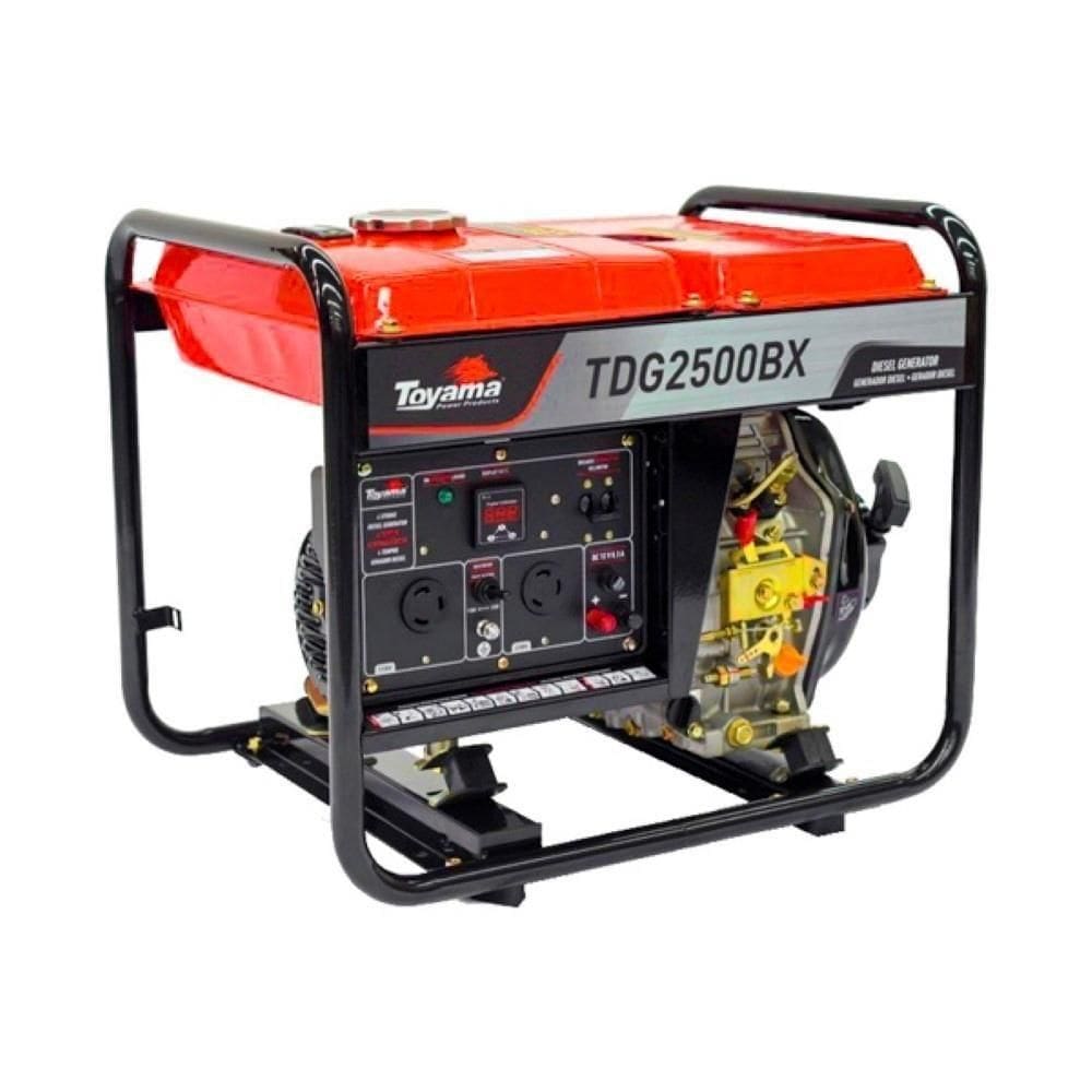 Gerador Diesel Toyama 2200w Biv 115/230v 2,5l Tdg2500bx