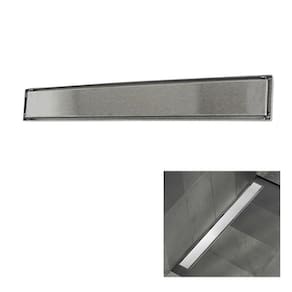 Ralo Oculto Linear Invisivel 60cm Inox Anti Odor Anti Inseto Banheiro Lavabo Resistente Seguro