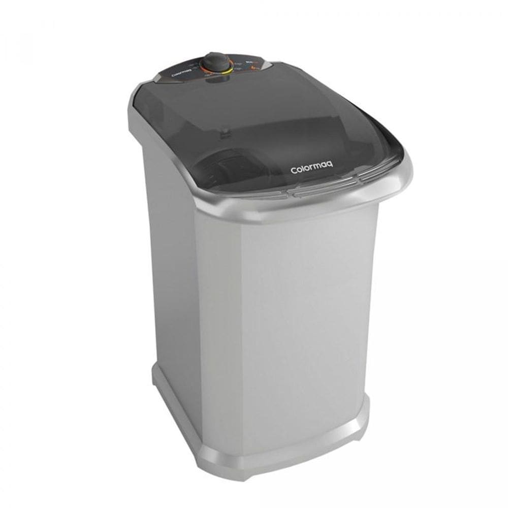 Lavadora de Roupa 6 Kg Prata Semiautomática Colormaq - 110v - Lct6