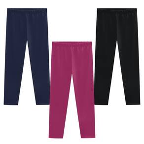 Kit 3 Calças Legging Molecotton Kyly Infantil Menina Flanelada