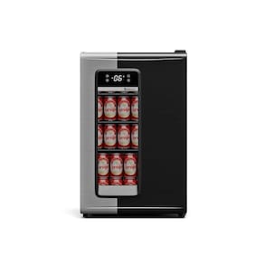 Cervejeira Grb100 Gelopar Refrigerador Porta Com Visor Preta 110v