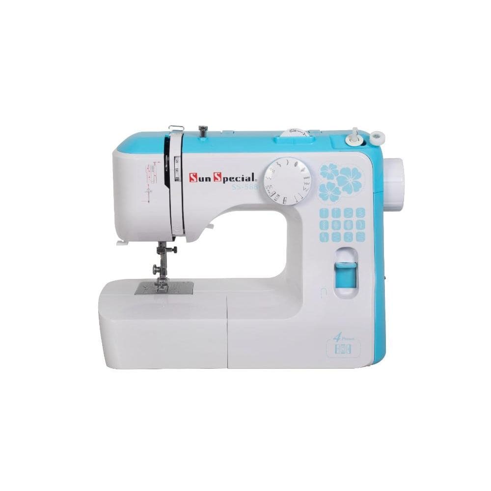 Máquina Costura Doméstica Ss-588 220V Mecânica Azul - Sun Special