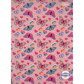Caderno Brochura Universitário Capa Dura Pepper 80 Folhas Tilibra Estampa 1