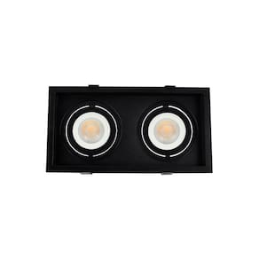 Spot de Embutir Recuado Nordecor Flea Duo para 2 Lâmpadas PAR20 E27 Bivolt
