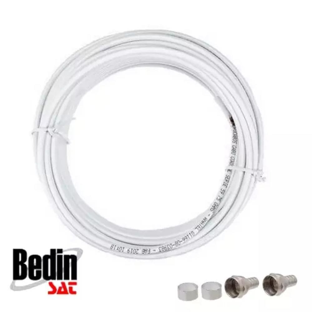 Kit Cabo Rg59 67% 15mt