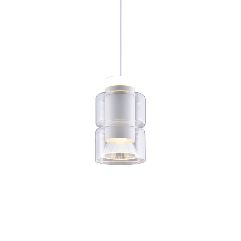 Lustre Pendente Nordecor Roz 2696 Branco Led Bivolt