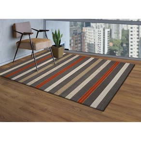 Tapete 100x150cm New Boucle Tapetes Vermelho