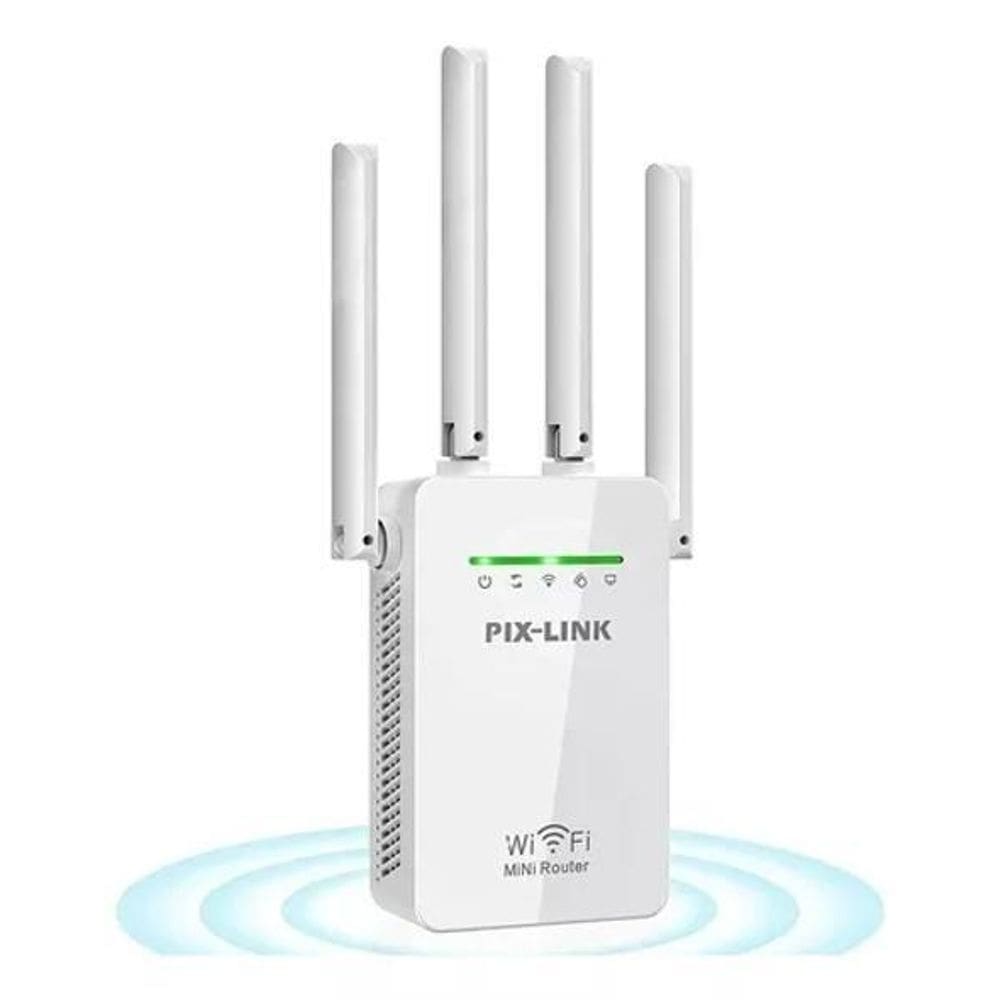 Amplificador de Sinal para Wi-fi 2800m 4 Antenas Roteador