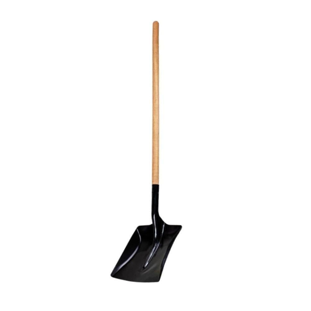 Pá Quadrada Construção Em Aço Carbono Cabo Reto N05 150cm