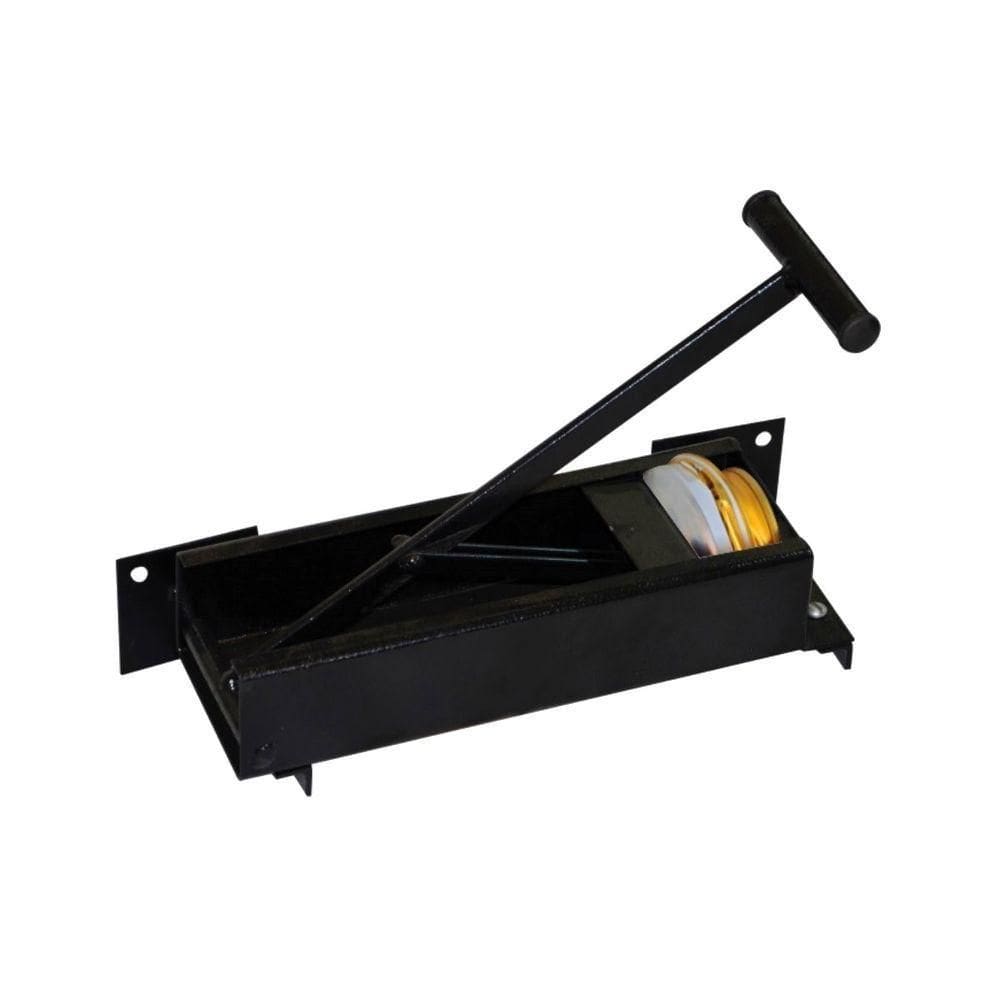 Prensador Amassador De Latas E Suporte Chapa De Aço 30x10cm