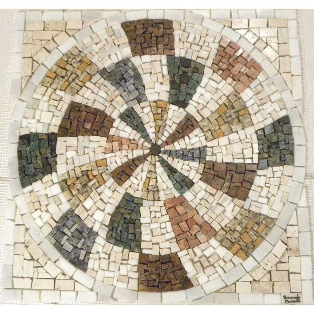 Rosone Mosaico Contemporâneo Colore Mossi I