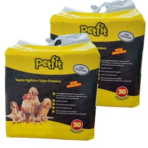 Kit 2 Tapetes Higiênico Petfit 50 Unidades 60x90 cm