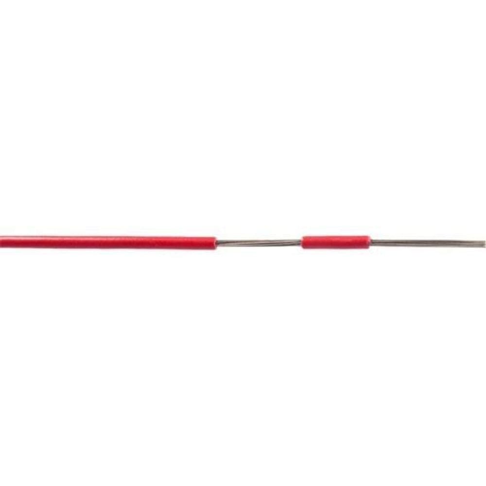 Fio Cabinho Flexível 0,20mm Vermelho Tiaflex - RL / 100 [F002]