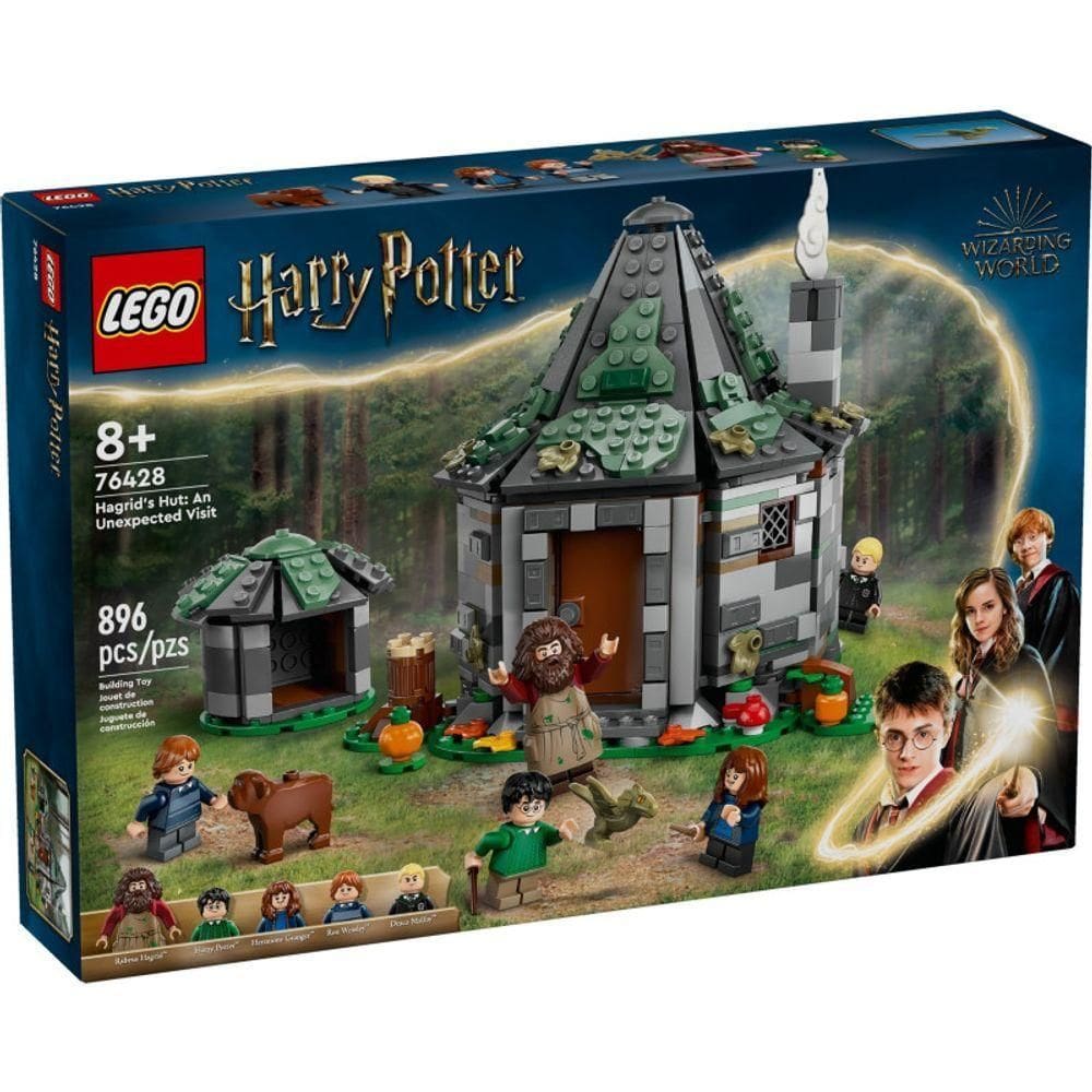 Lego 76428 A Cabana De Hagrid: Uma Visita Inesperada - 896 Peças