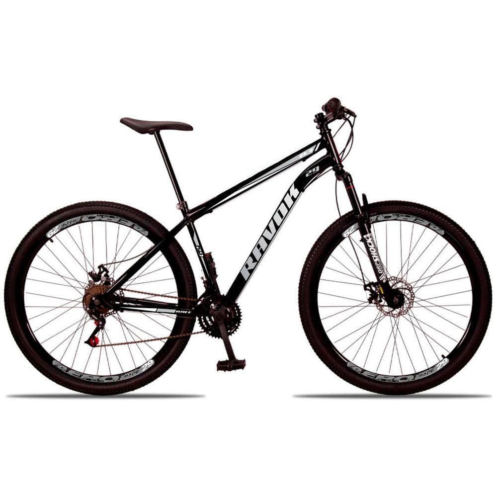 Bicicleta Bike Aço Aro 29 Suspensão Dianteira 21 Velocidades Freio A Disco Cinza