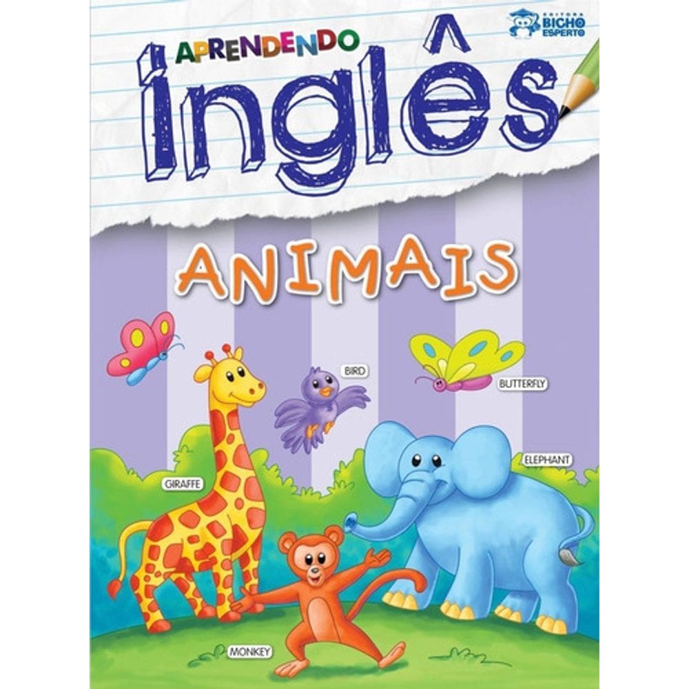 Livro Aprendendo Inglês - Animais