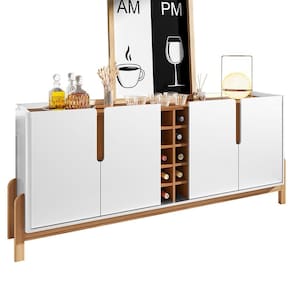 Buffet Aparador Lizz 190cm 4 Portas com Adega - Casa D