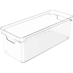 Organizador De Armários 6,8 Litros Clear 37 x 15 x 13cm - Na