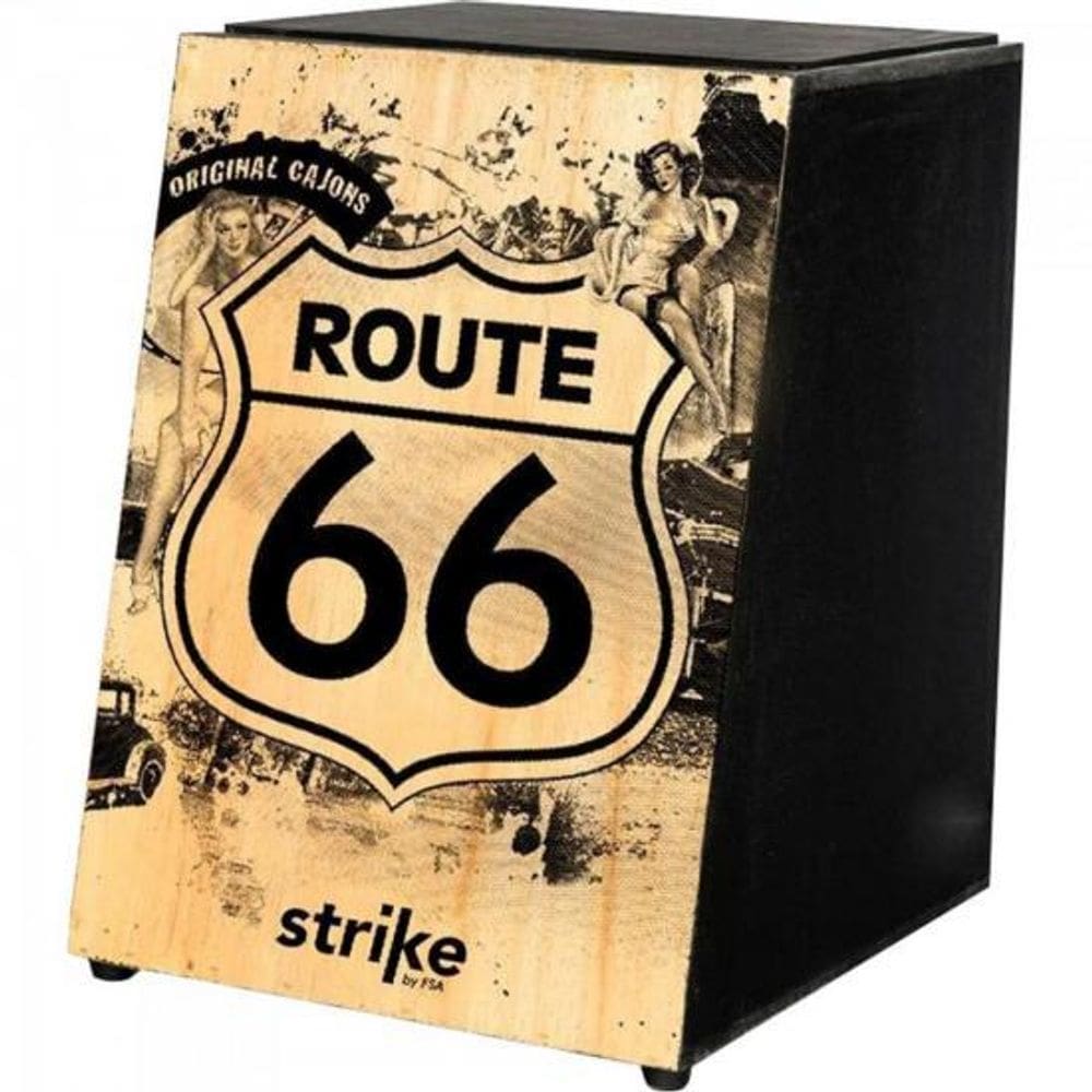 Cajon Acústico Strike SK4010 Route 66 F.S.A [F002]