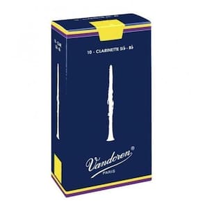 Palheta Tradicional Para Clarinete Sib 3 Vandoren CR103 - CX / 10 [F002]