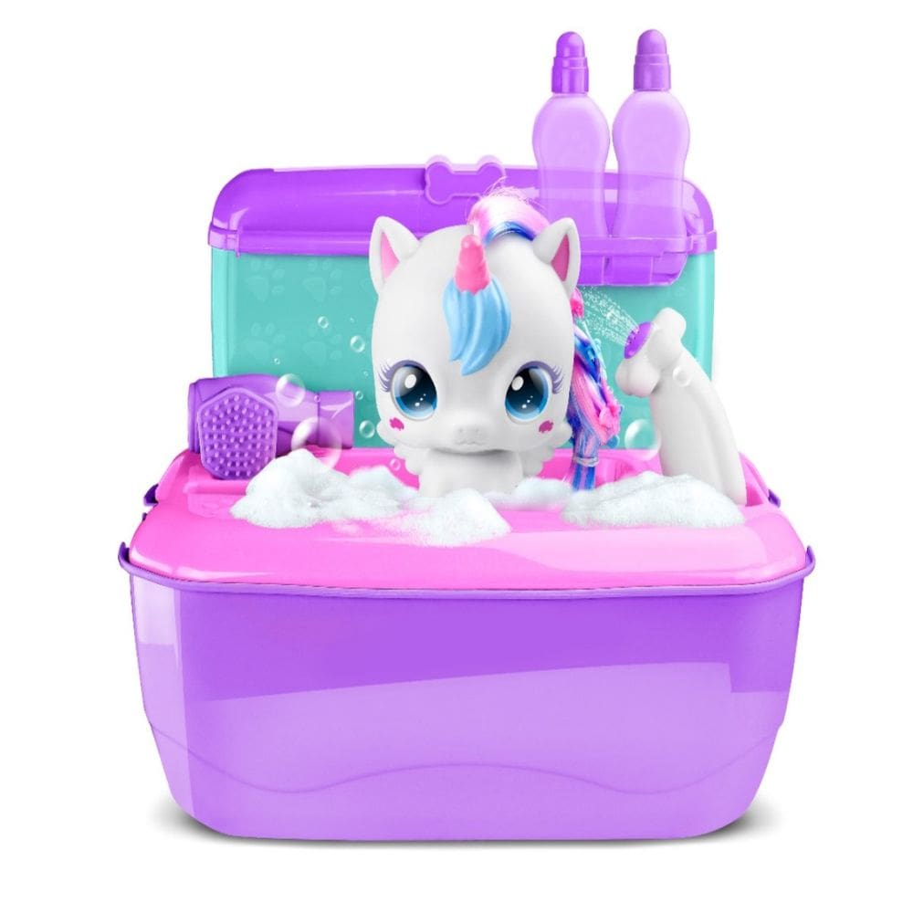 Brinquedo Maleta Unicornio Salão Beleza Sai Água de Verdade