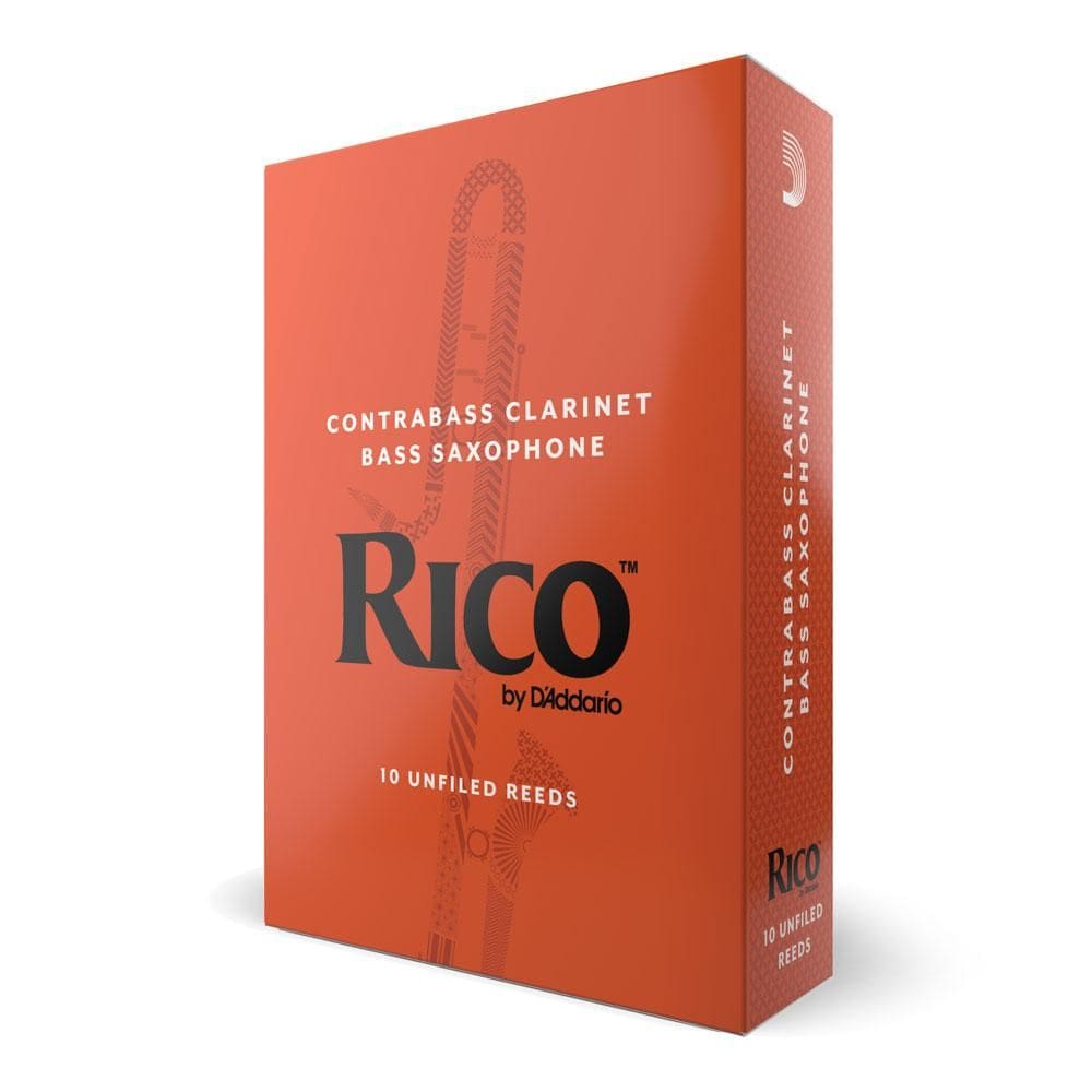 Palheta Clarineta Contrabaixo 2.0 (10 Peças) D Addario Rico [F035]