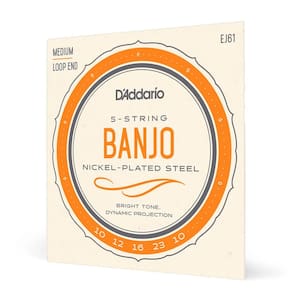 Encordoamento Para Banjo D`addario Nickel 5c EJ61