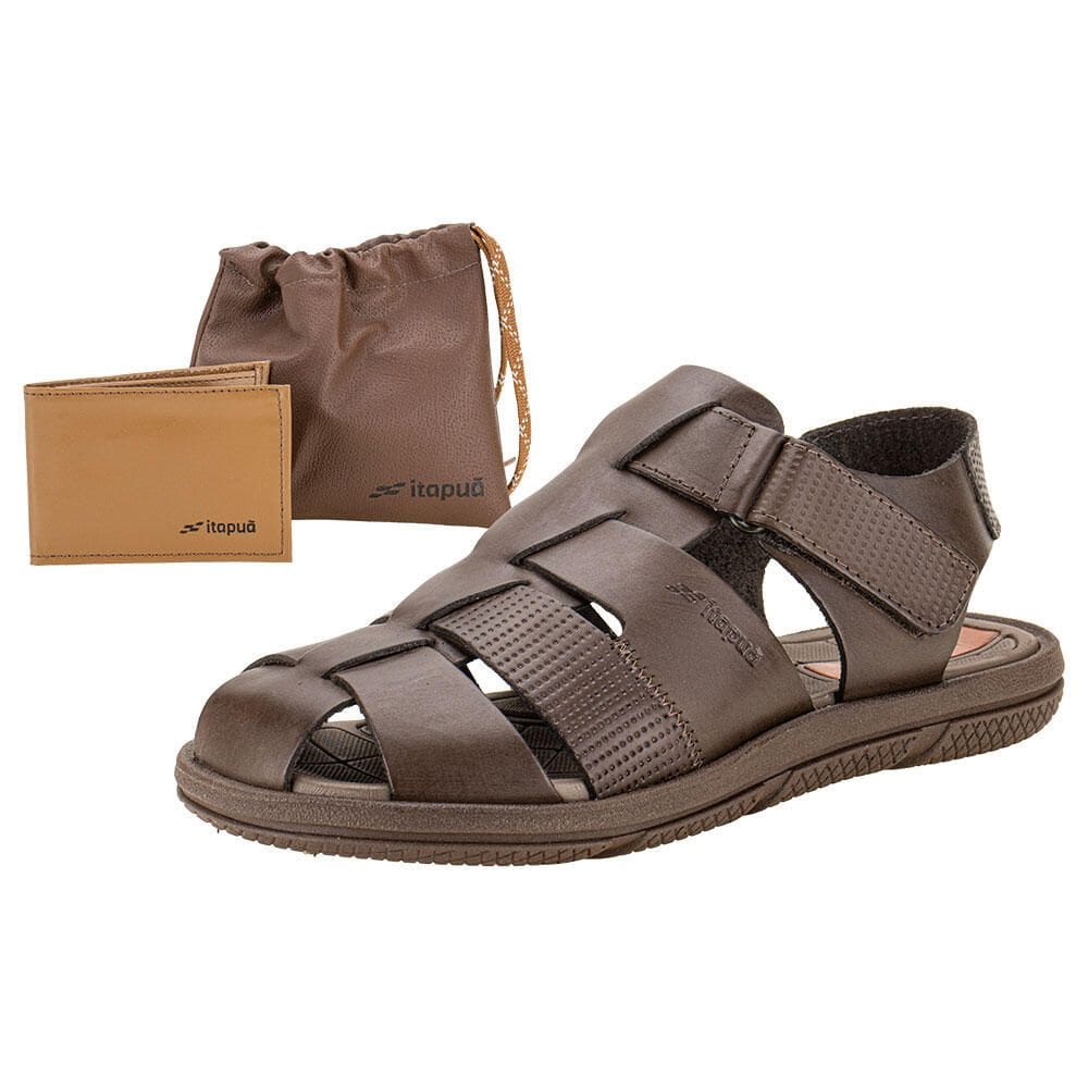 Kit Sandália Masculina E Carteira Itapuã 754