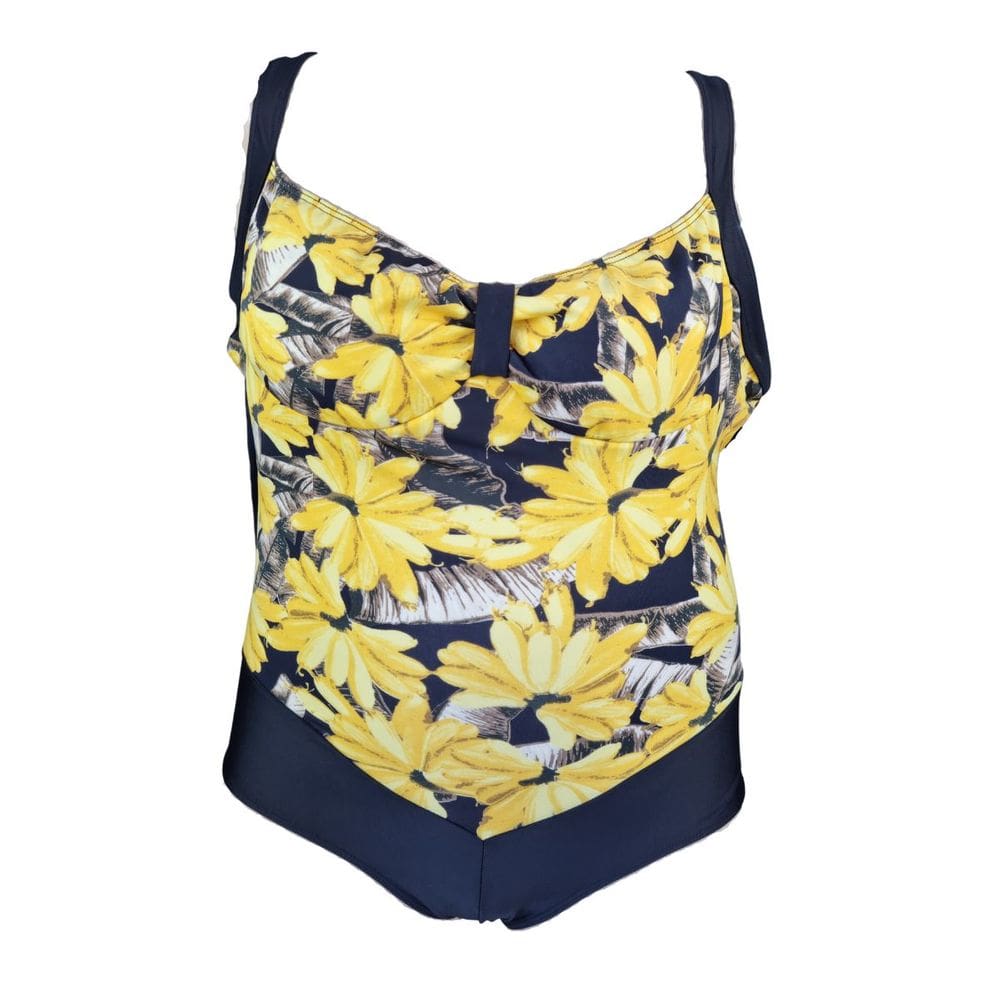 Maio Biquini Cavado Estampado Forrado Alça Larga Sem Bojo Plus Size G7