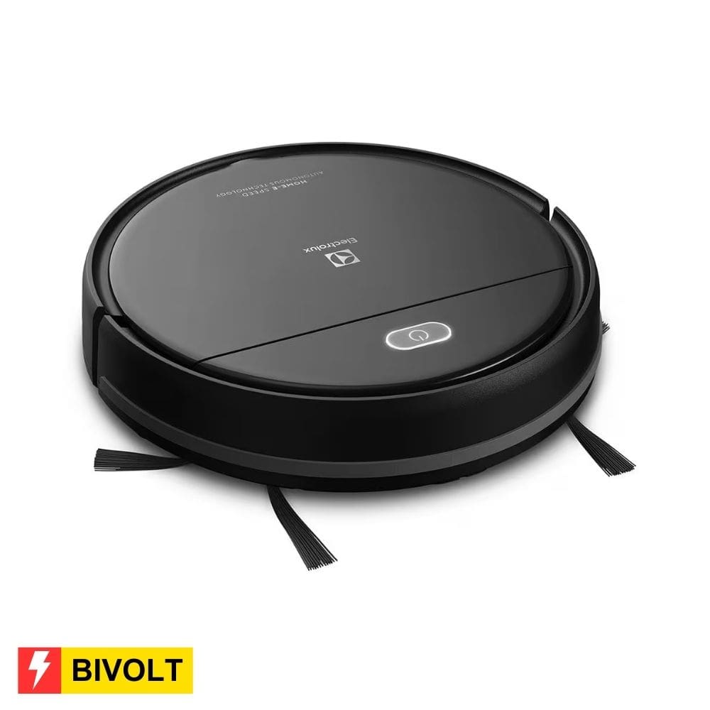 REEMBALADO: Robô Aspirador de Pó Electrolux Home-E Speed Experience ERB10 Preto/Cinza - Bivolt