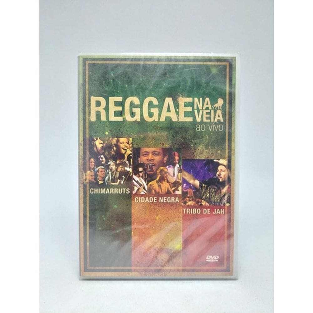 Dvd Reggae Na Veia - Ao Viv o