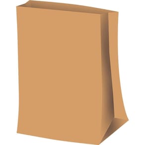 Saco De Papel Kraft Para Viagem Tamanho Médio - 50 Unidades