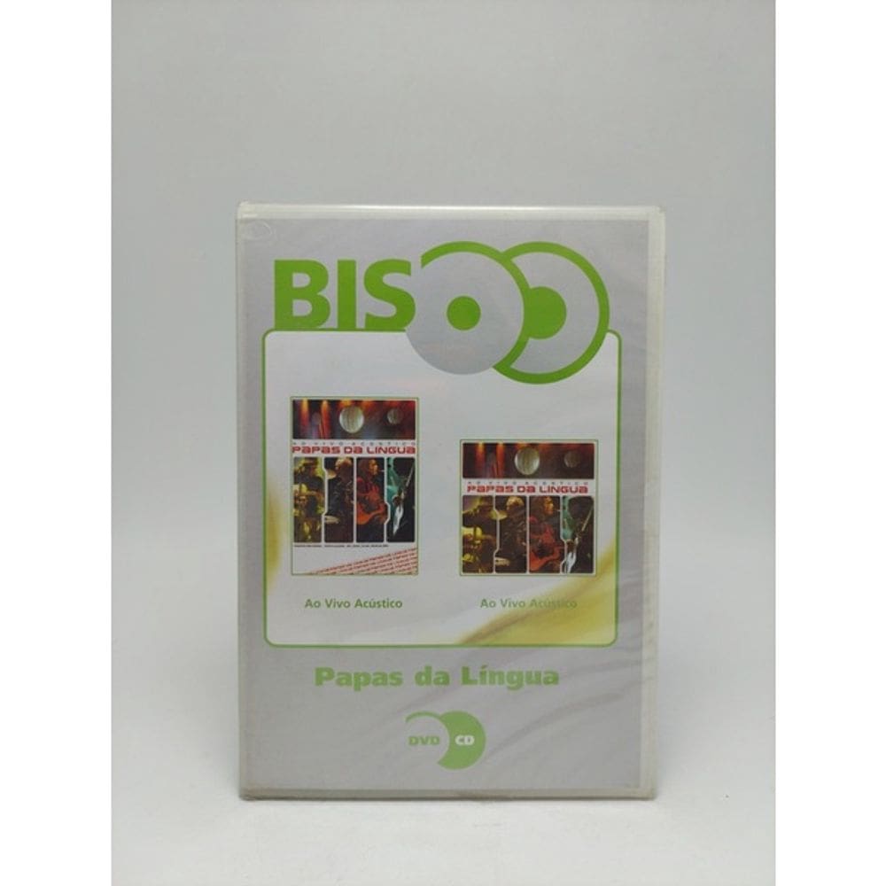 Dvd+cd Papas Da Lingua - Ao Viv o Acustico