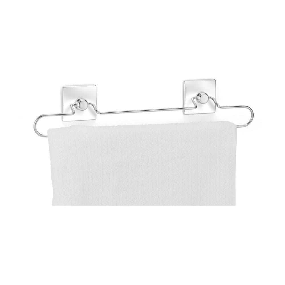 Porta Toalha De Banho Cromada Dupla Face 3M Arthi