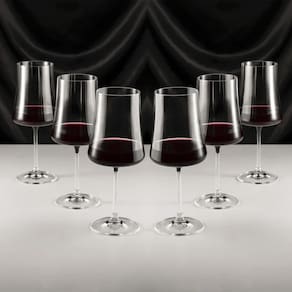 Conjunto 6 Taças de Vinho de Cristal Ecológico Alex 600ml