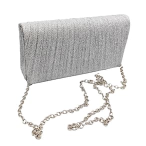 Bolsa Feminina Festa Casual Casamentos Madrinhas Bolsinha Carteira Glitter Com Corrente