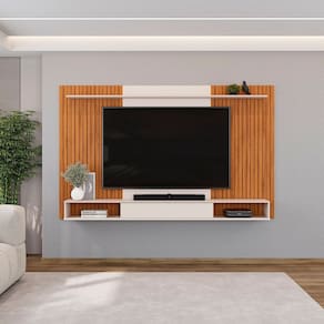 Painel para Tv até 70 Polegadas Leo Freijó/Off White