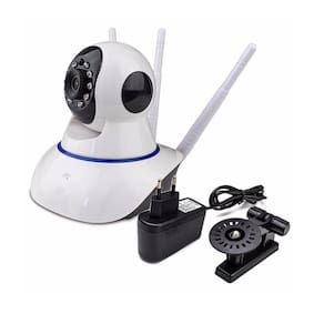 Câmera Ip Wifi Wireless Sem Fio Hd 3 Antenas Visão Noturna