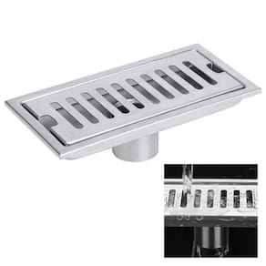 Ralo Linear Inox 30cm Banheiro Area Externa Anti Odor Anti Inseto Lavabo Piscina Quintal Resistente