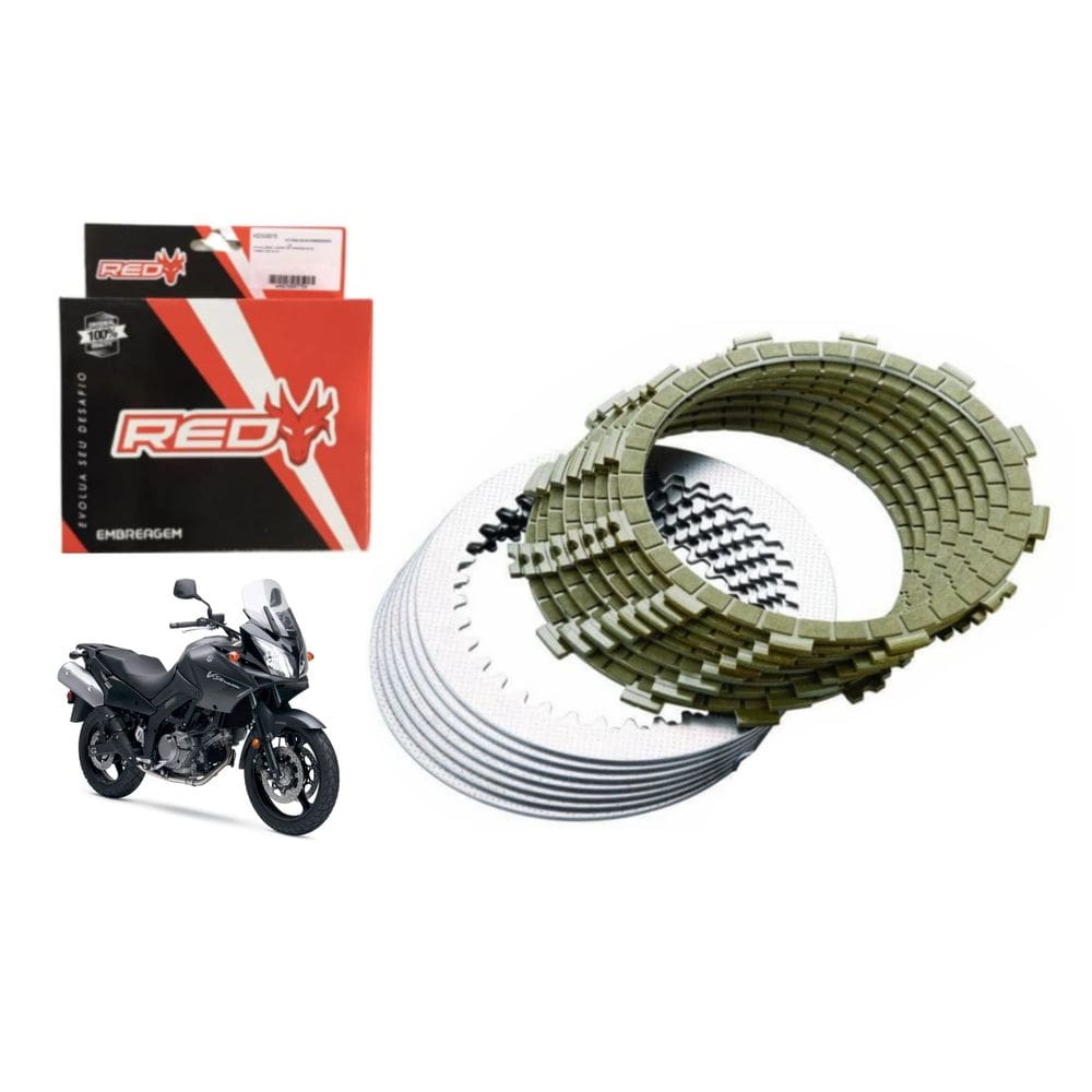 Discos embreagem + Separadores DL 650 VStrom 2008 2009 2010