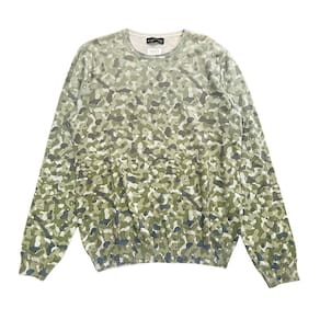 Blusa Tricot Suéter Camuflado 100% Algodão Tamanho G