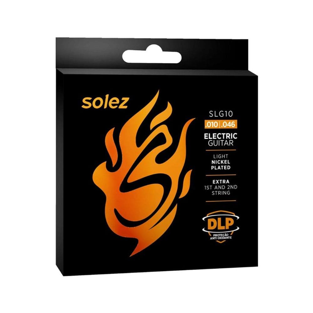 Encordoamento Para Guitarra .010 Solez SLG10