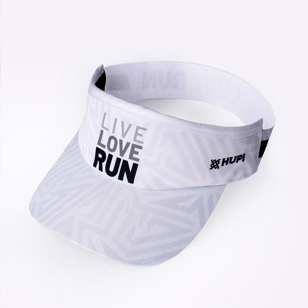 Viseira Para Corrida HUPI Live Love RunBranca