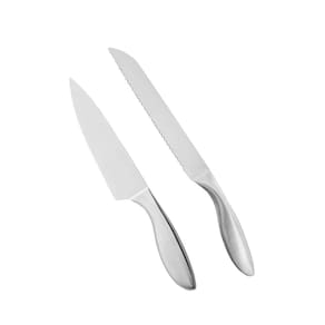 Faca do Chef e Pao Lamina 8" Cozinha Profissional Aço Inox